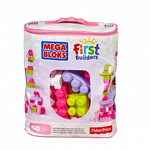 Конструктор из 60 деталей серия Mega Bloks First Builders, 2 вида (Mega Bloks, CYP67)